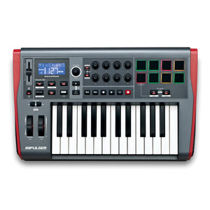 Novation Impulse 25 Usb Midi Controller Kb 2 Octave, Touch Sensitive Controls, Led Light Rings |  NOVATION |  MIDI CONTROLLER |  Zoso Music