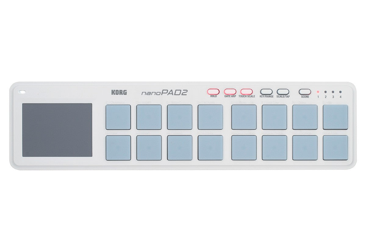 KORG NANOPAD2, WHITE, KORG, MIDI CONTROLLER, korg-nanopad2-white, ZOSO MUSIC SDN BHD