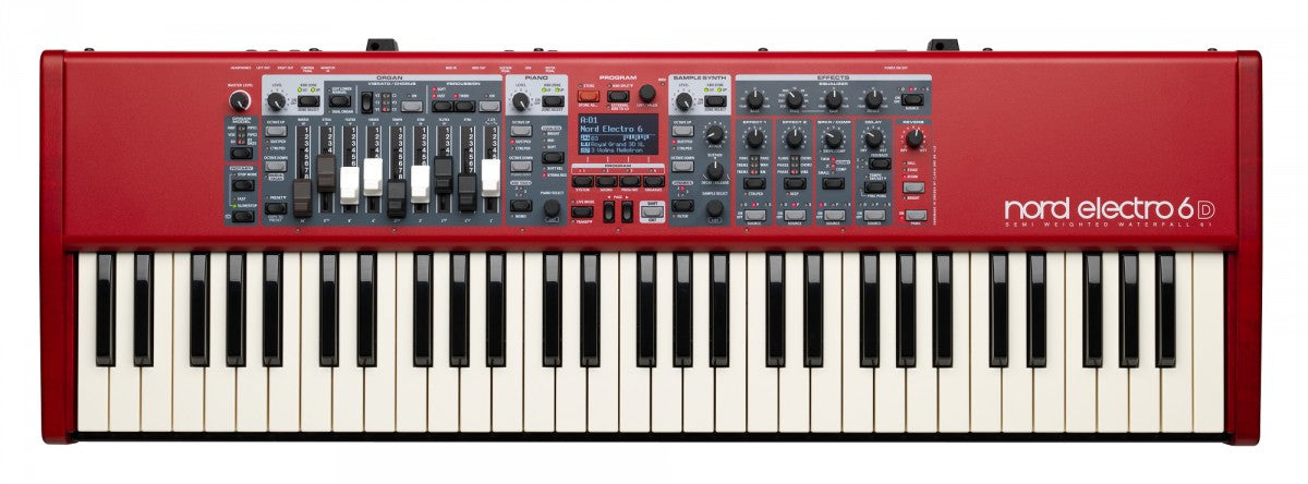 NORD ELECTRO 6D 61 SEMI WEIGHTED WATERFALL STAGE PIANO AND SYNTH, NORD, DIGITAL PIANO, nord-digital-piano-n10-10851, ZOSO MUSIC SDN BHD