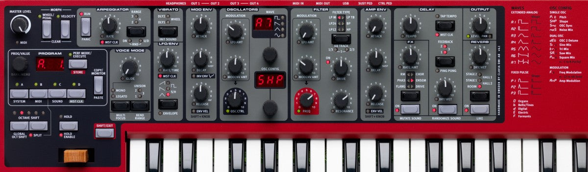 NORD LEAD A1 ANALOG MODELING SYNTHESIZER, NORD, KEYBOARD, nord-keyboard-n10-10691, ZOSO MUSIC SDN BHD