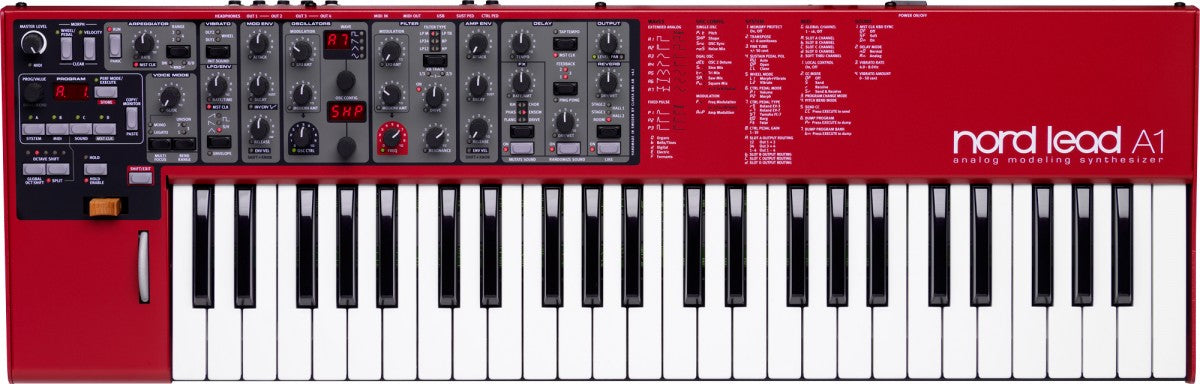 NORD LEAD A1 ANALOG MODELING SYNTHESIZER, NORD, KEYBOARD, nord-keyboard-n10-10691, ZOSO MUSIC SDN BHD