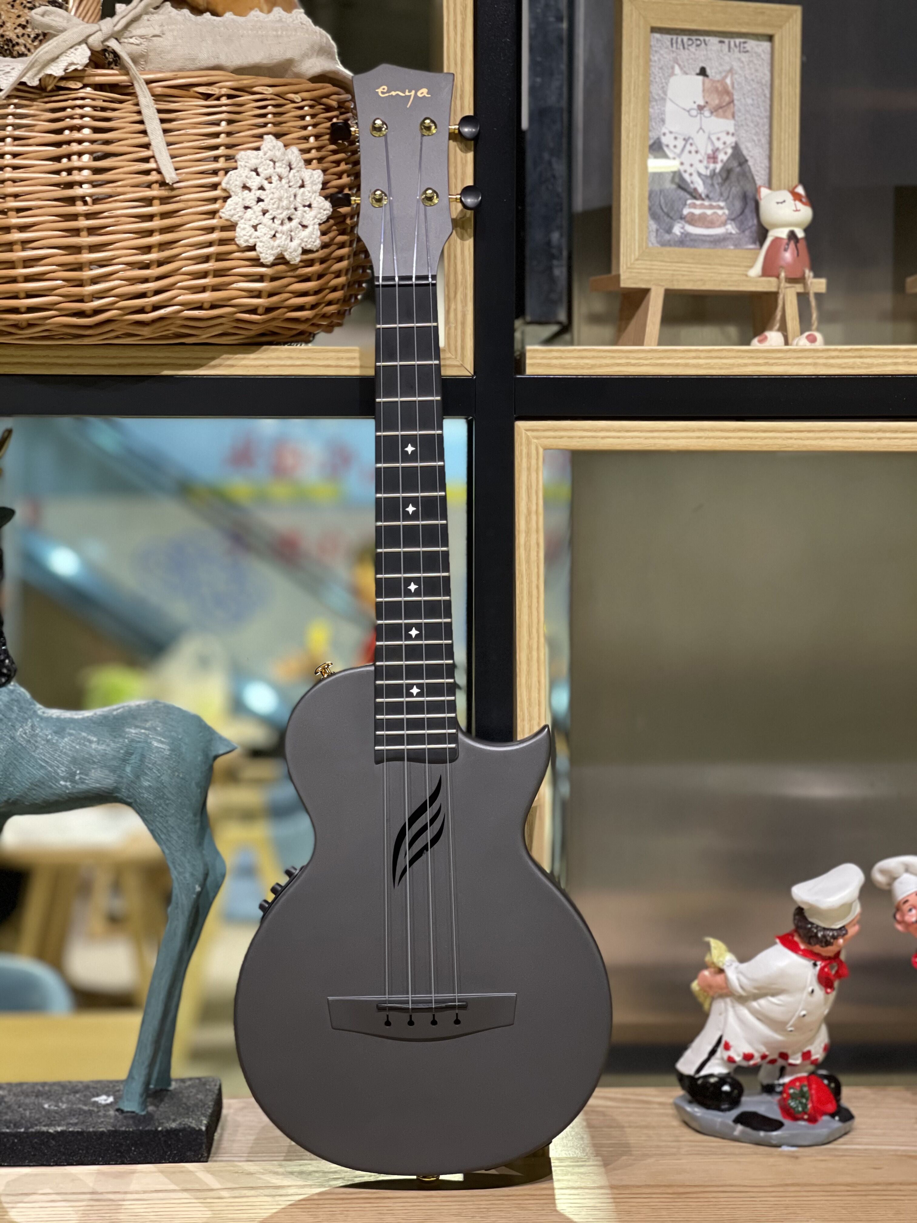 Enya Nova Ue Pro 26" Tenor Carbon Fiber & Polycarbonate (Thin Body) EQ With Bag And Accessories | ENYA , Zoso Music