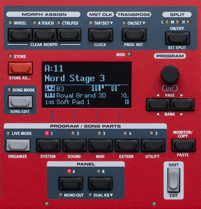 NORD STAGE 3 HP76 76-KEY STAGE KEYBOARD, NORD, DIGITAL PIANO, nord-digital-piano-n10-10811, ZOSO MUSIC SDN BHD