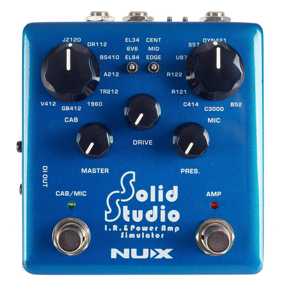 Nux NSS-5 Solid Studio IR And Power Guitar Amp Amplifier Simulator Effect Pedal Footswitch |  NUX |  EFFECTS |  Zoso Music