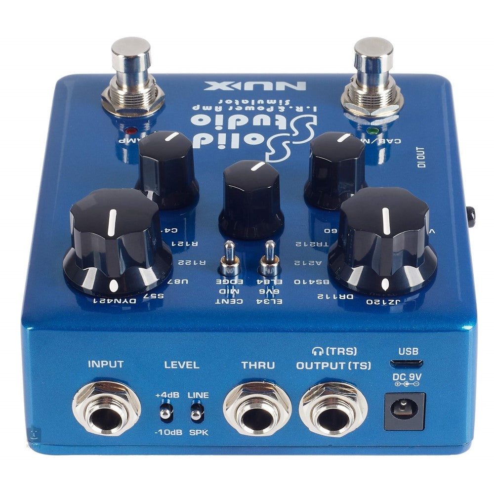 Nux NSS-5 Solid Studio IR And Power Guitar Amp Amplifier Simulator Effect Pedal Footswitch |  NUX |  EFFECTS |  Zoso Music