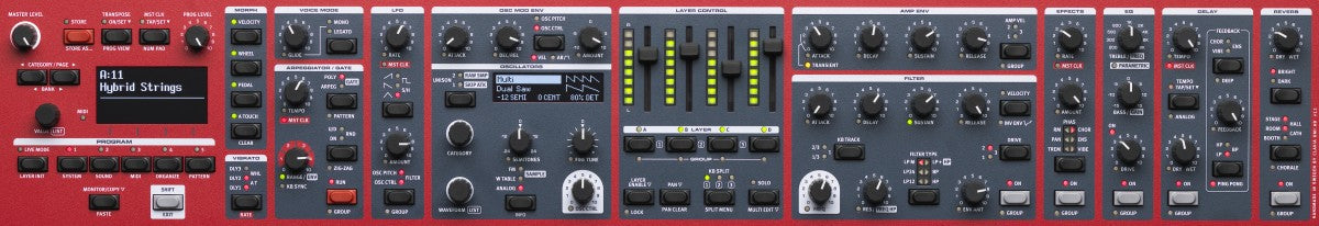 NORD WAVE 2 WAVETABLE AND FM SYNTHESIZER, NORD, KEYBOARD, nord-keyboard-n10-10891, ZOSO MUSIC SDN BHD