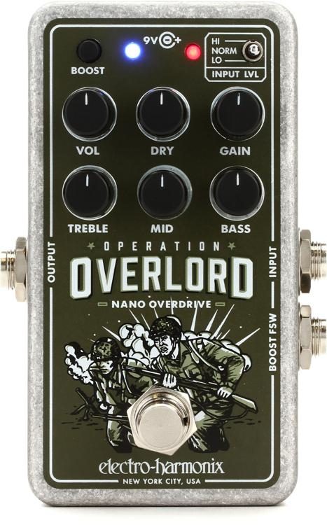 Electro-Harmonix Nano Overlord Overdrive Guitar Effects Pedal | ELECTRO-HARMONIX , Zoso Music
