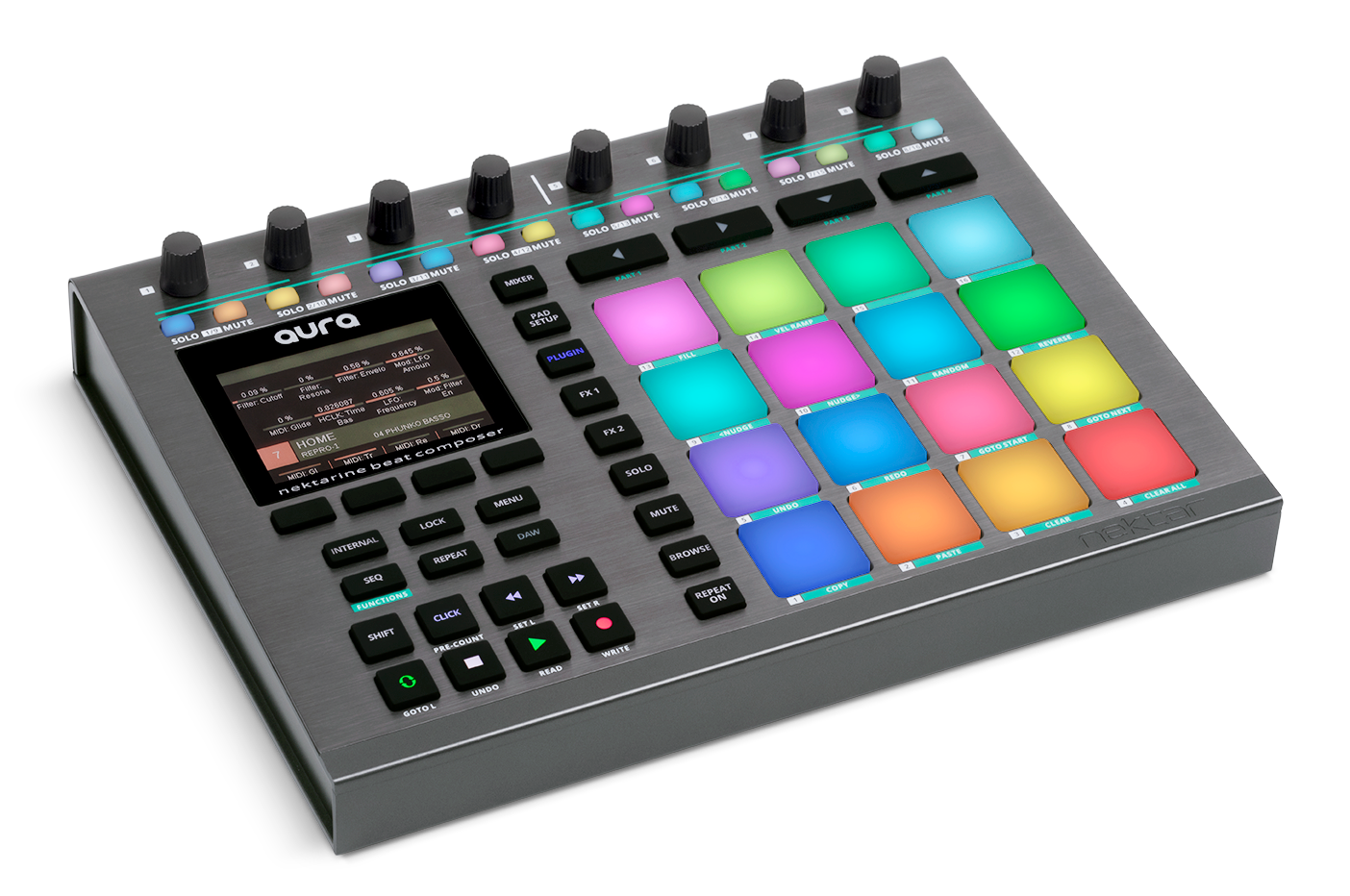 Nektar Aura - Beat Composer & DAW Controller, NEKTAR, MIDI CONTROLLER, nektar-sample-player-aurabeat, ZOSO MUSIC SDN BHD