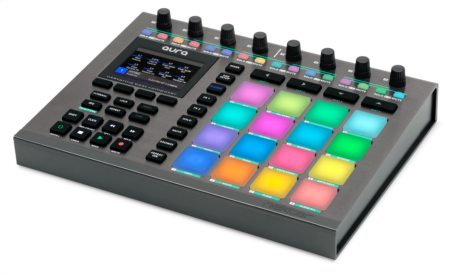 Nektar Aura - Beat Composer & DAW Controller, NEKTAR, MIDI CONTROLLER, nektar-sample-player-aurabeat, ZOSO MUSIC SDN BHD