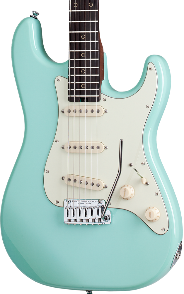 SCHECTER USA SIGNATURE NICK JOHNSTON TRADITIONAL - ATOMIC GREEN (7050) MADE IN USA