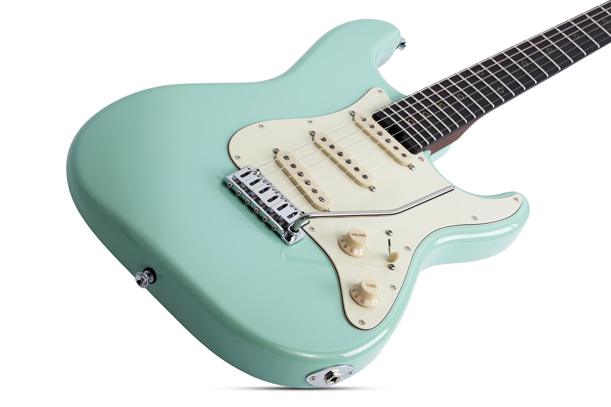 SCHECTER USA SIGNATURE NICK JOHNSTON TRADITIONAL - ATOMIC GREEN (7050) MADE IN USA