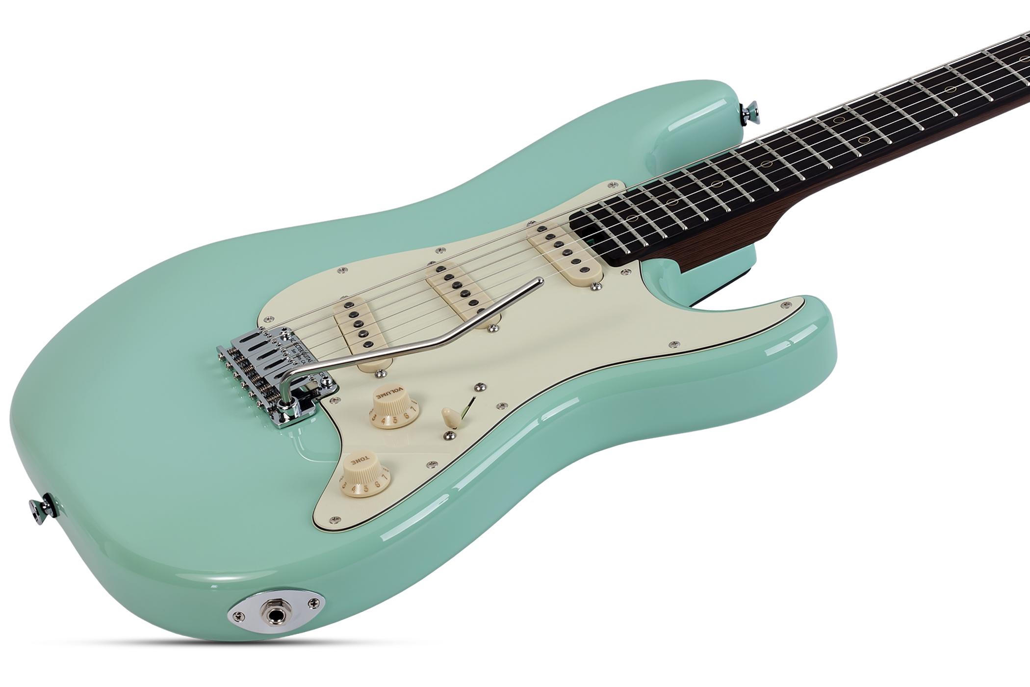 SCHECTER USA SIGNATURE NICK JOHNSTON TRADITIONAL - ATOMIC GREEN (7050) MADE IN USA