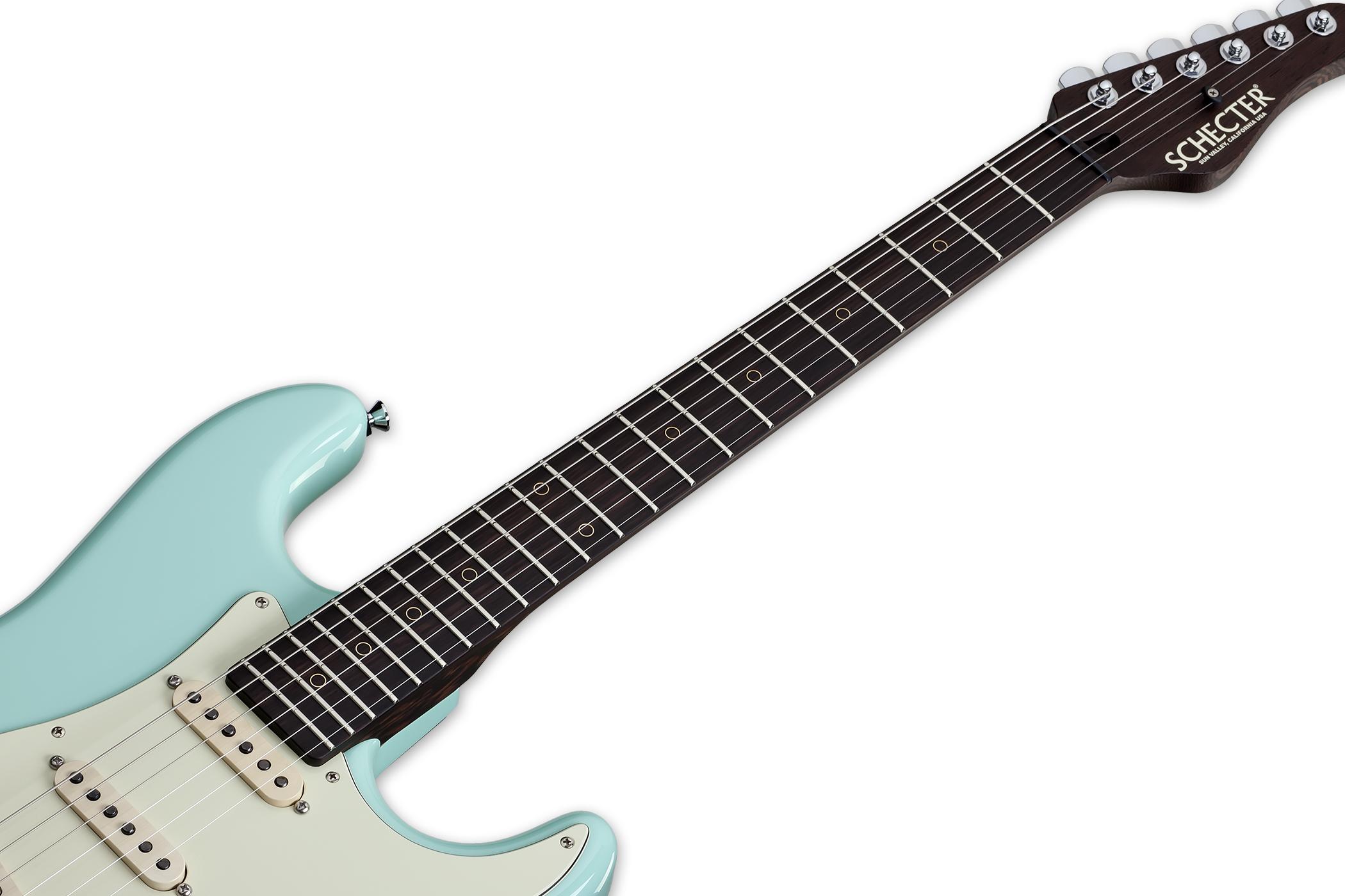 SCHECTER USA SIGNATURE NICK JOHNSTON TRADITIONAL - ATOMIC GREEN (7050) MADE IN USA