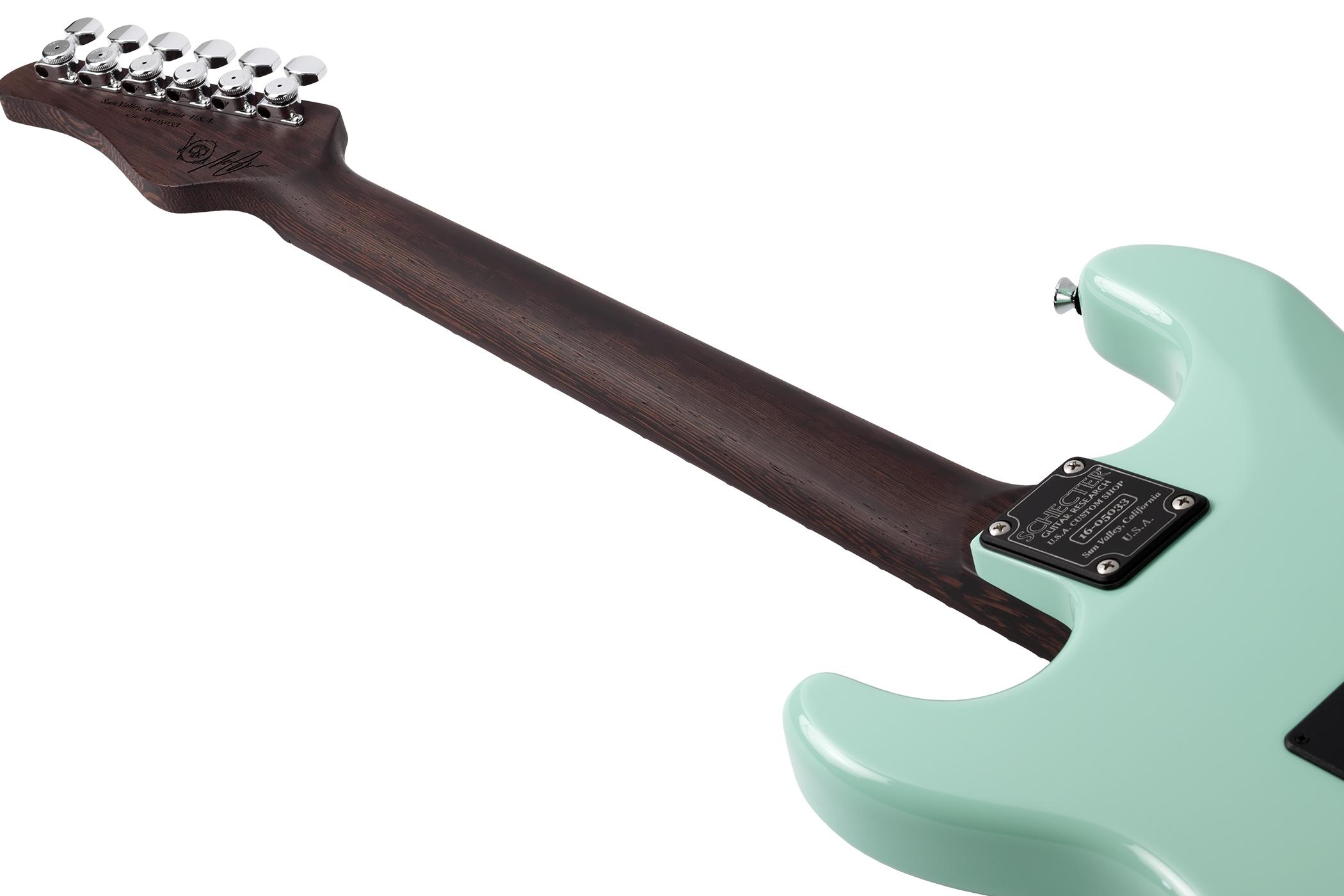 SCHECTER USA SIGNATURE NICK JOHNSTON TRADITIONAL - ATOMIC GREEN (7050) MADE IN USA