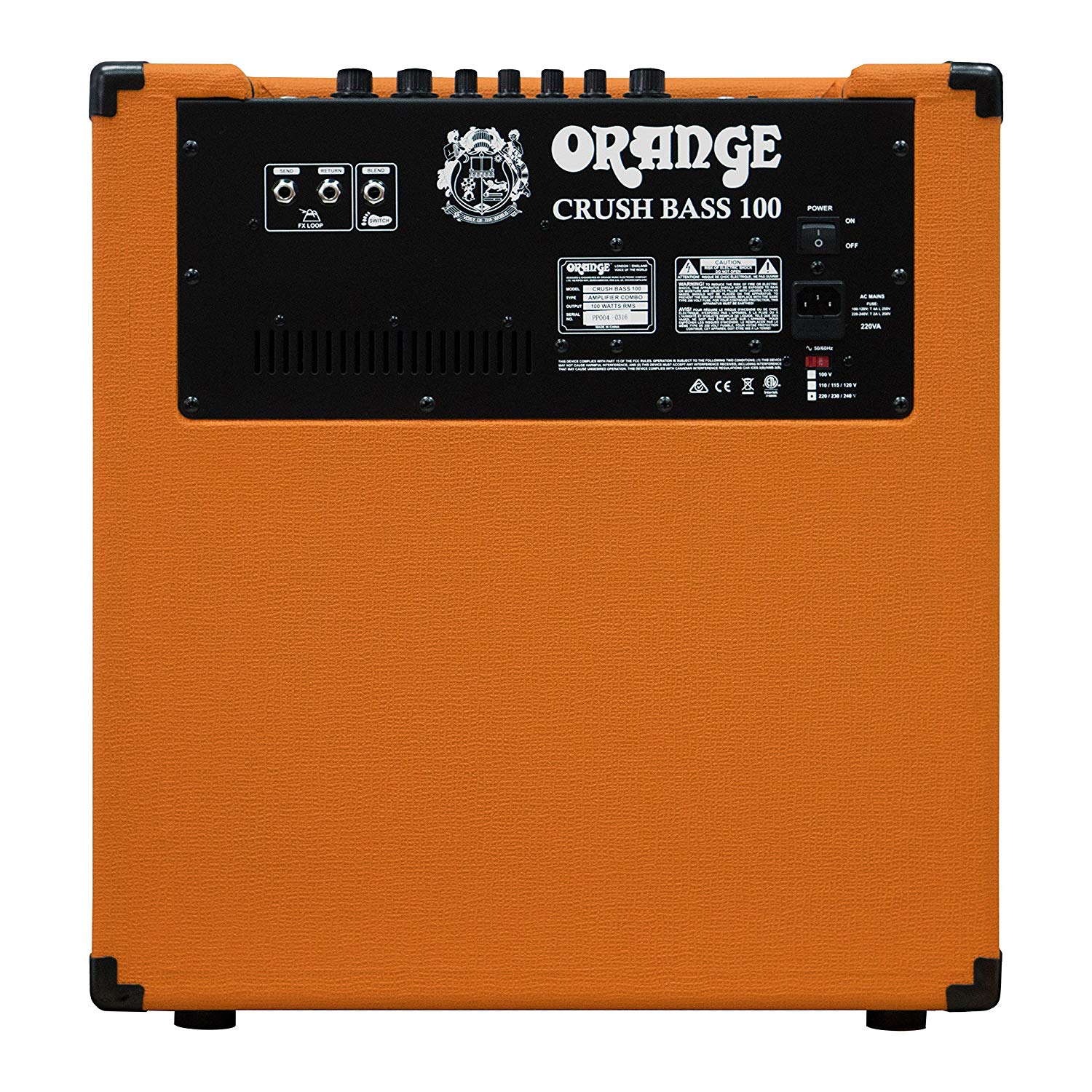 ORANGE CRUSH BASS 100 1X15 INCH 100-WATTS BASS COMBO, ORANGE, BASS AMPLIFIER, orange-crush-bass-100-1x15-inch-100-watts-bass-combo, ZOSO MUSIC SDN BHD