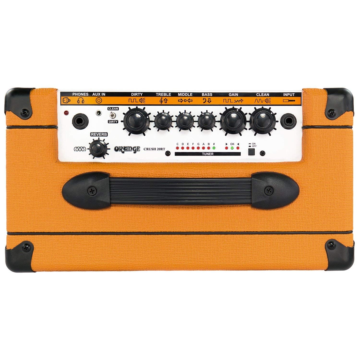 ORANGE CRUSH CR20RT ELECTRIC GUITAR AMP CRUSH 20WATT W/REVERB TUNER, ORANGE, GUITAR AMPLIFIER, orange-crush-cr20rt-guitar-amplifier-combo, ZOSO MUSIC SDN BHD