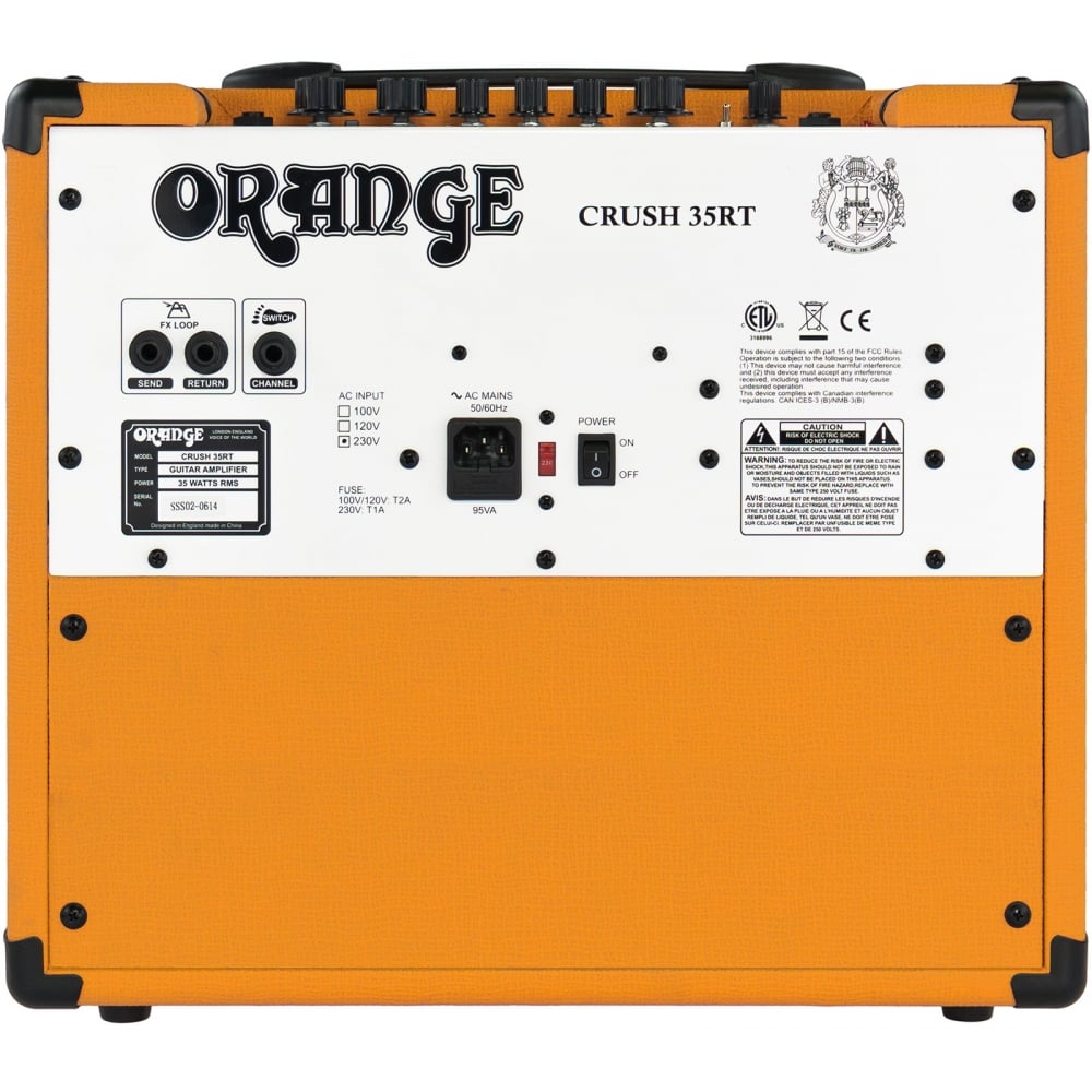 ORANGE CRUSH CR35RT GUITAR AMPLIFIER COMBO, ORANGE, GUITAR AMPLIFIER, orange-crush-cr35rt-guitar-amplifier-combo, ZOSO MUSIC SDN BHD