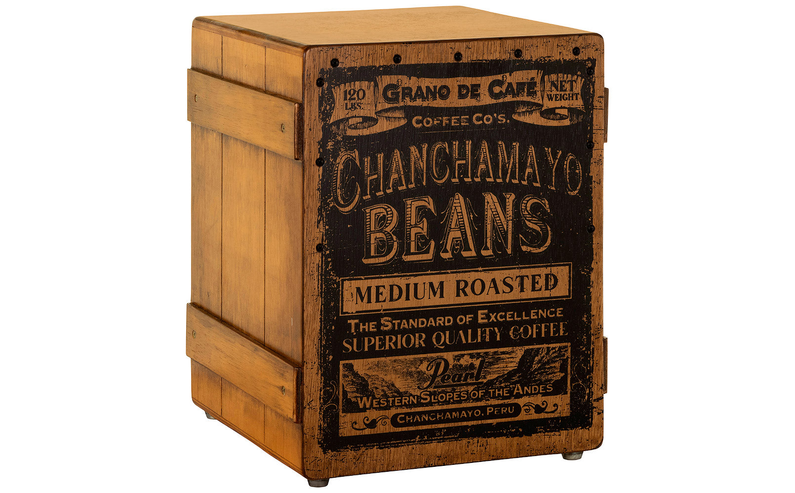Pearl Primero Crate Coffee Bean Cajon Pbc320 |  PEARL |  PERCUSSION-CAJON |  Zoso Music