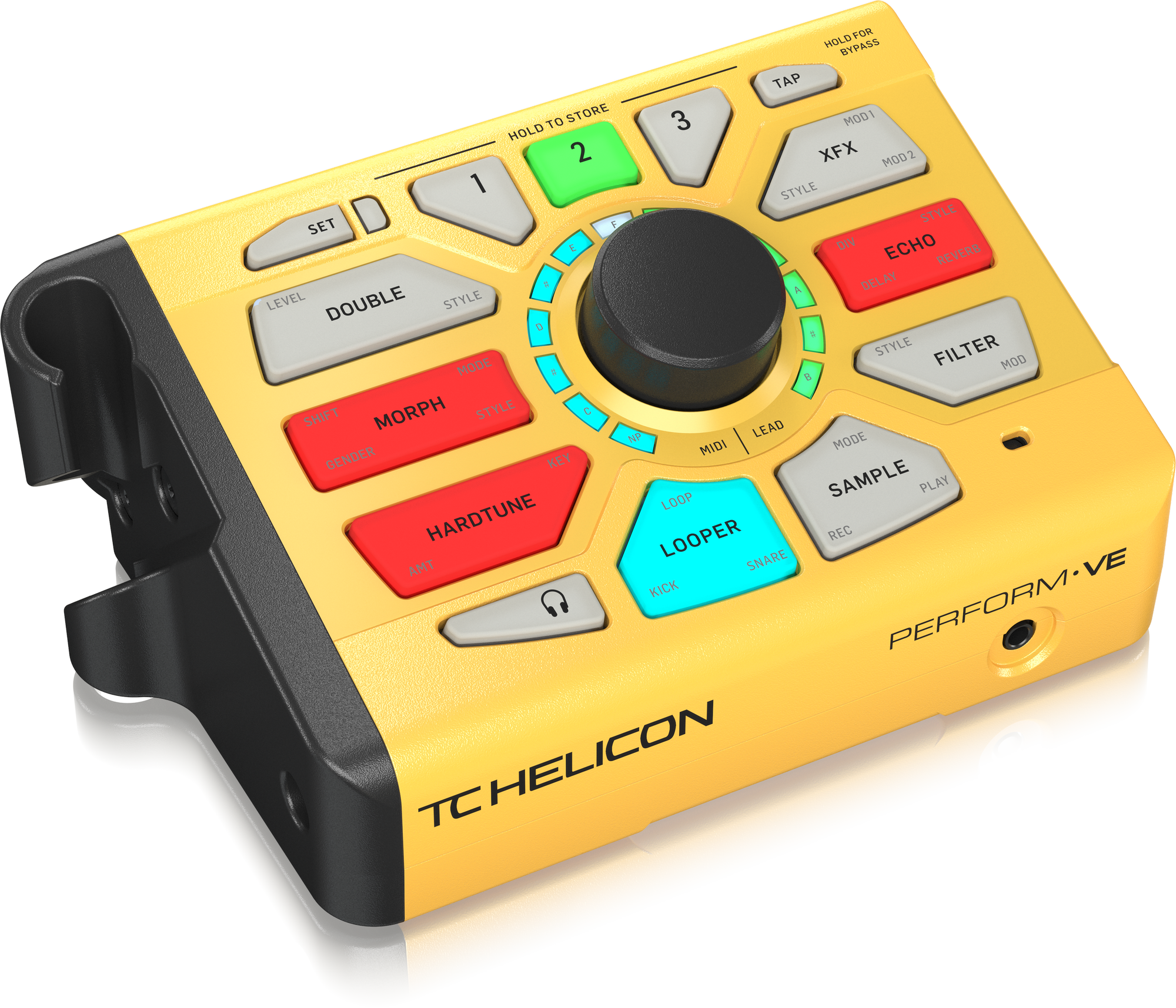 TC HELICON PERFORM-VE REVOLUTIONARY VOCAL MANIPULATOR WITH MIDI-PITCH-CONTROLLED SAMPLING, VOCAL SYNTH AND ONE-BUTTON DRUM LOOPER, TC HELICON, VOCAL PROCESSORS, tc-helicon-vocal-processors-perform-ve, ZOSO MUSIC SDN BHD
