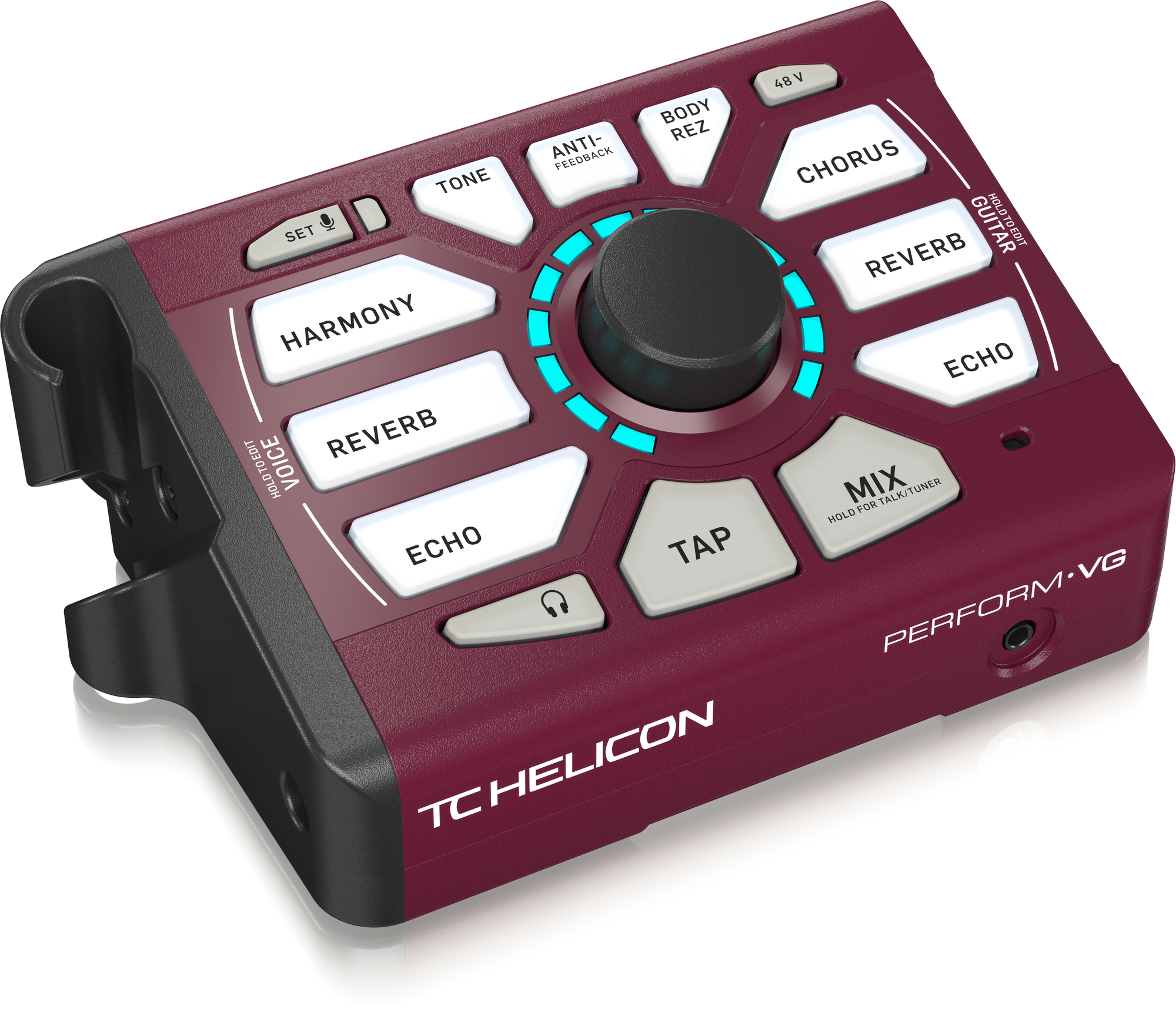 TC HELICON PERFORM-VG ULTRA-SIMPLE MIC-STAND-MOUNT VOCAL AND ACOUSTIC GUITAR PROCESSOR FOR SOLO AND DUO PERFORMERS, TC HELICON, VOCAL PROCESSORS, tc-helicon-vocal-processors-perform-vg, ZOSO MUSIC SDN BHD