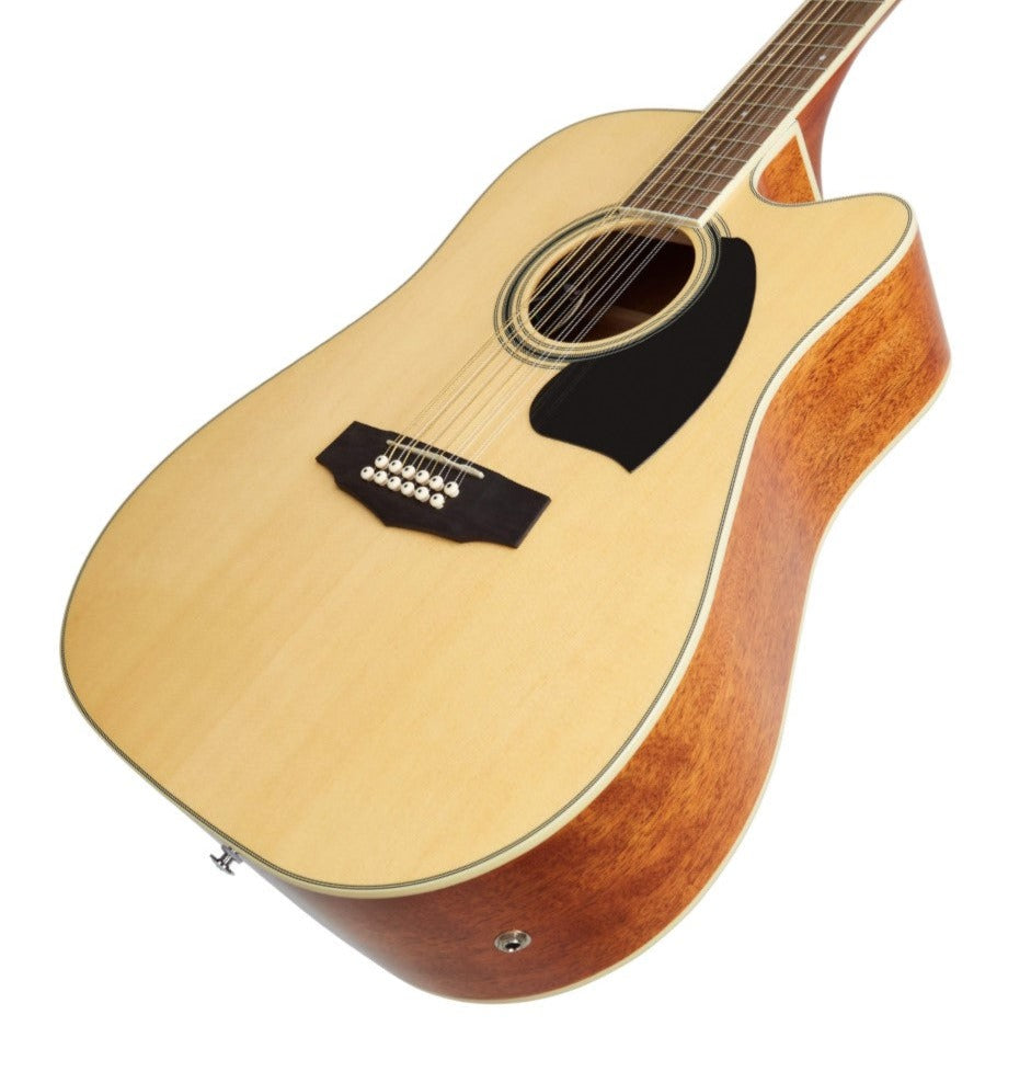 Ibanez PF1512ECE-NT Performance Series 12-String Acoustic Electric Guitar, Natural High Gloss |  IBANEZ |  ACOUSTIC GUITAR |  Zoso Music