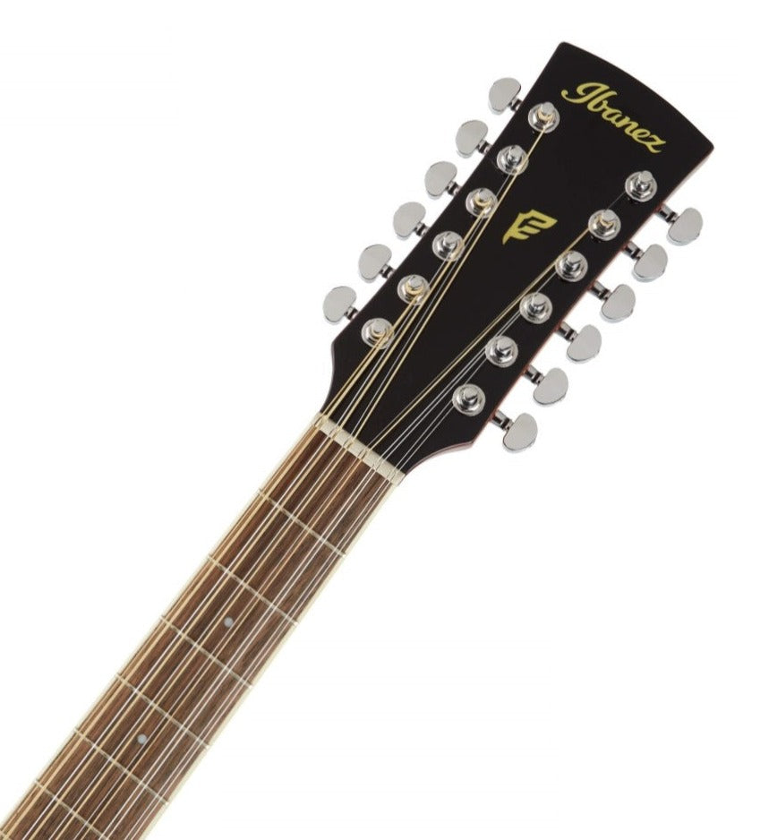 Ibanez PF1512ECE-NT Performance Series 12-String Acoustic Electric Guitar, Natural High Gloss |  IBANEZ |  ACOUSTIC GUITAR |  Zoso Music