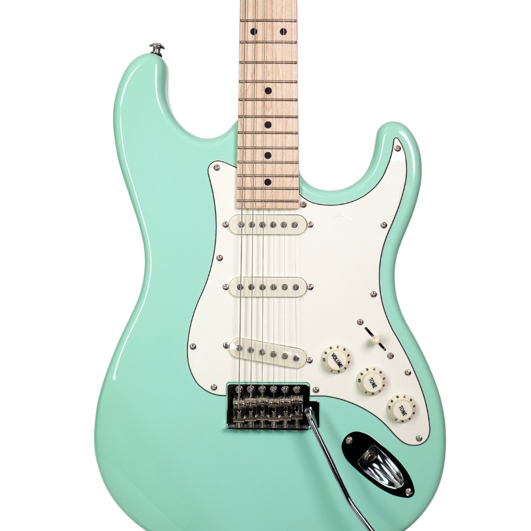 J&D ST STANDARD (STD) STRATOCASTER ELECTRIC GUITAR GREEN, J&D, ELECTRIC GUITAR, j-d-electric-guitar-st-std-gr, ZOSO MUSIC SDN BHD