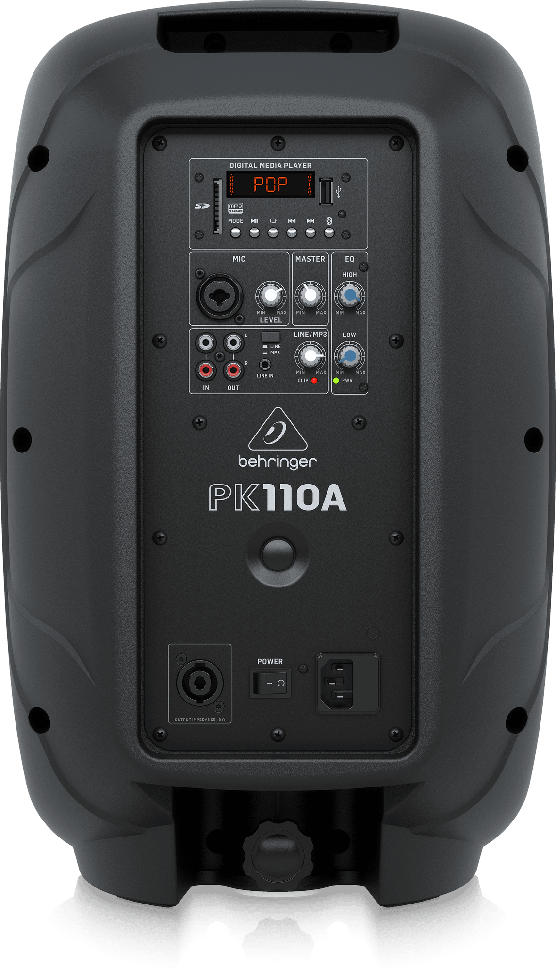 Behringer PK110A Active 350W 10" PA Speaker System with Bluetooth (PK-110A / PK 110A) | BEHRINGER , Zoso Music