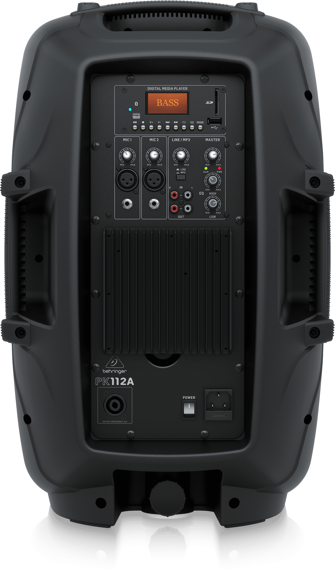 Behringer PK112A Active 600W 12" PA Speaker System with Bluetooth - Pair (PK-112A / PK 112A) | BEHRINGER , Zoso Music