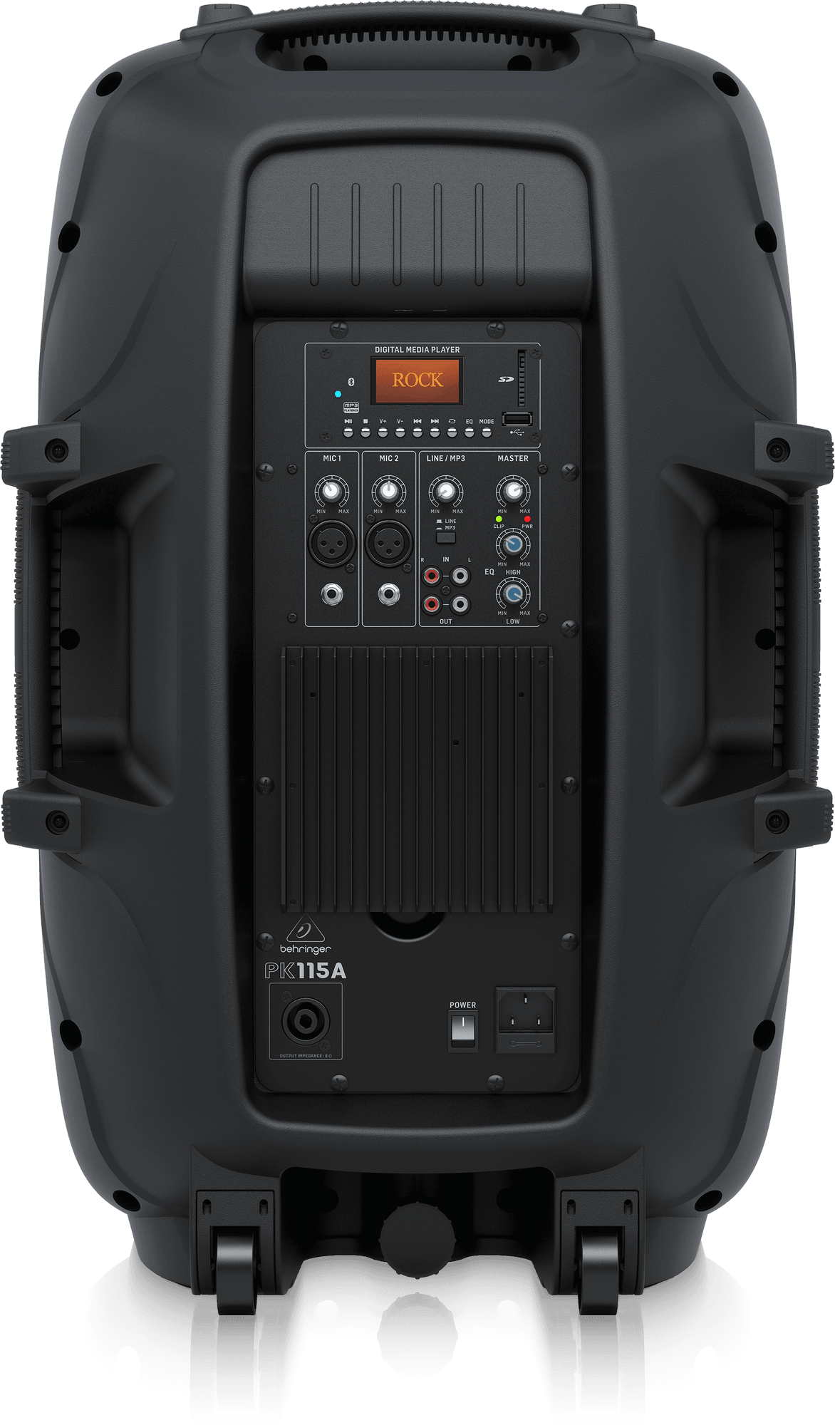 Behringer PK115A Active 800W 15" PA Speaker System with Bluetooth - Pair (PK-115A / PK 115A)  | BEHRINGER , Zoso Music