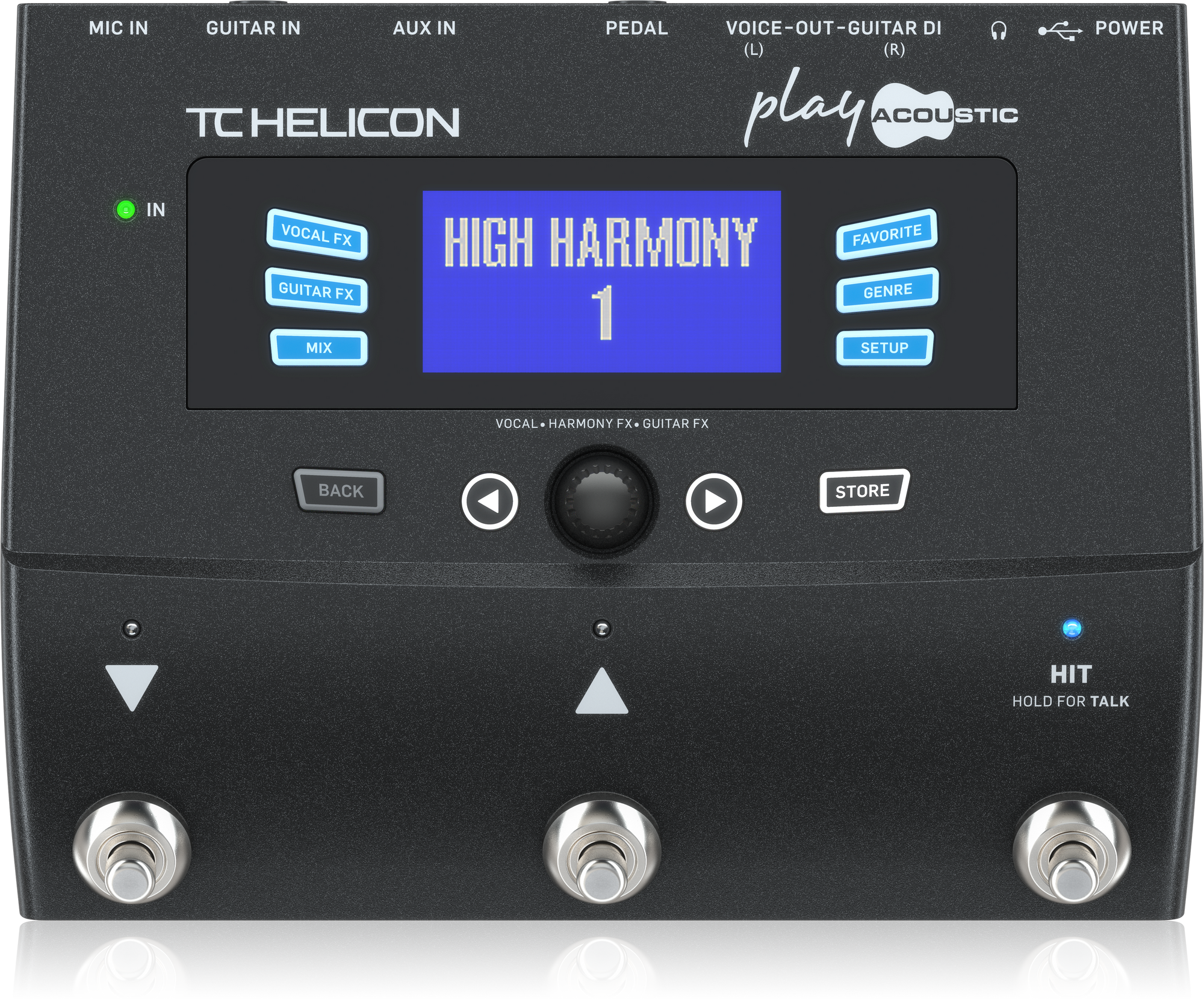 TC HELICON PLAY ACOUSTIC 3-BUTTON VOCAL AND ACOUSTIC GUITAR EFFECTS STOMPBOX WITH BODYREZ AND LOOPING, TC HELICON, VOCAL PROCESSORS, tc-helicon-vocal-processors-play-acoustic, ZOSO MUSIC SDN BHD