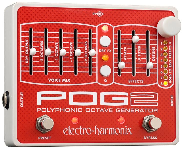 Electro-Harmonix POG2 Polyphonic Octave Generator Guitar Effects Pedal | ELECTRO-HARMONIX , Zoso Music