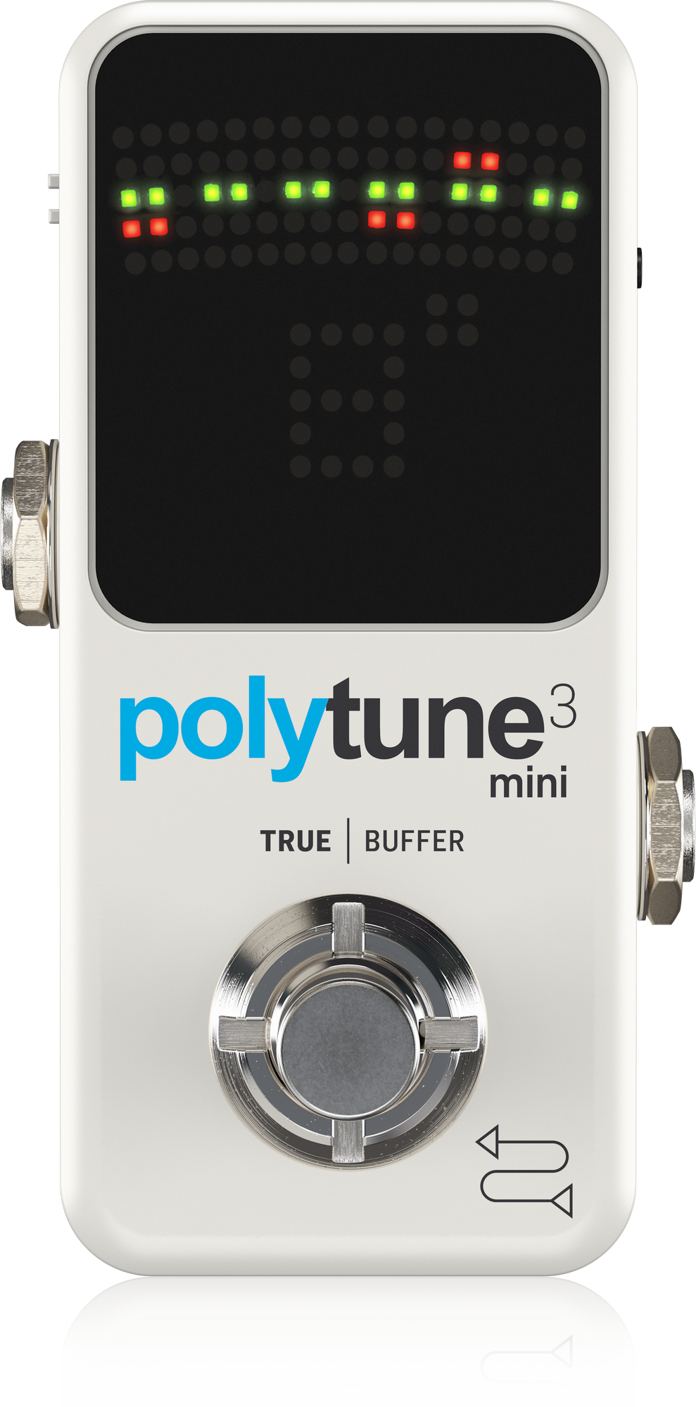 TC Electronic Polytune 3 Mini Tiny Polyphonic Tuner With Multiple Tuning Modes And Built-in Bonafide Buffer, TC ELECTRONIC, TUNER & METRONOME, tc-electronic-tuner-metronome-tc-polytune-3-mini, ZOSO MUSIC SDN BHD