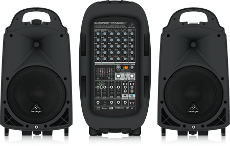 Behringer Europort PPA2000BT Portable PA System Set (PPA-2000BT)  | BEHRINGER , Zoso Music