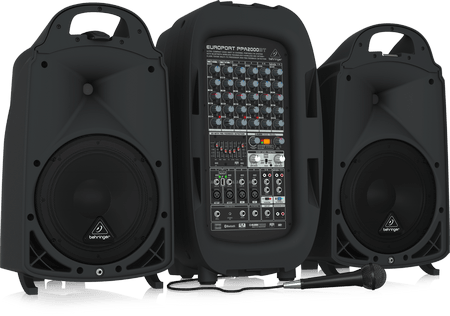 Behringer Europort PPA2000BT Portable PA System Set (PPA-2000BT)  | BEHRINGER , Zoso Music