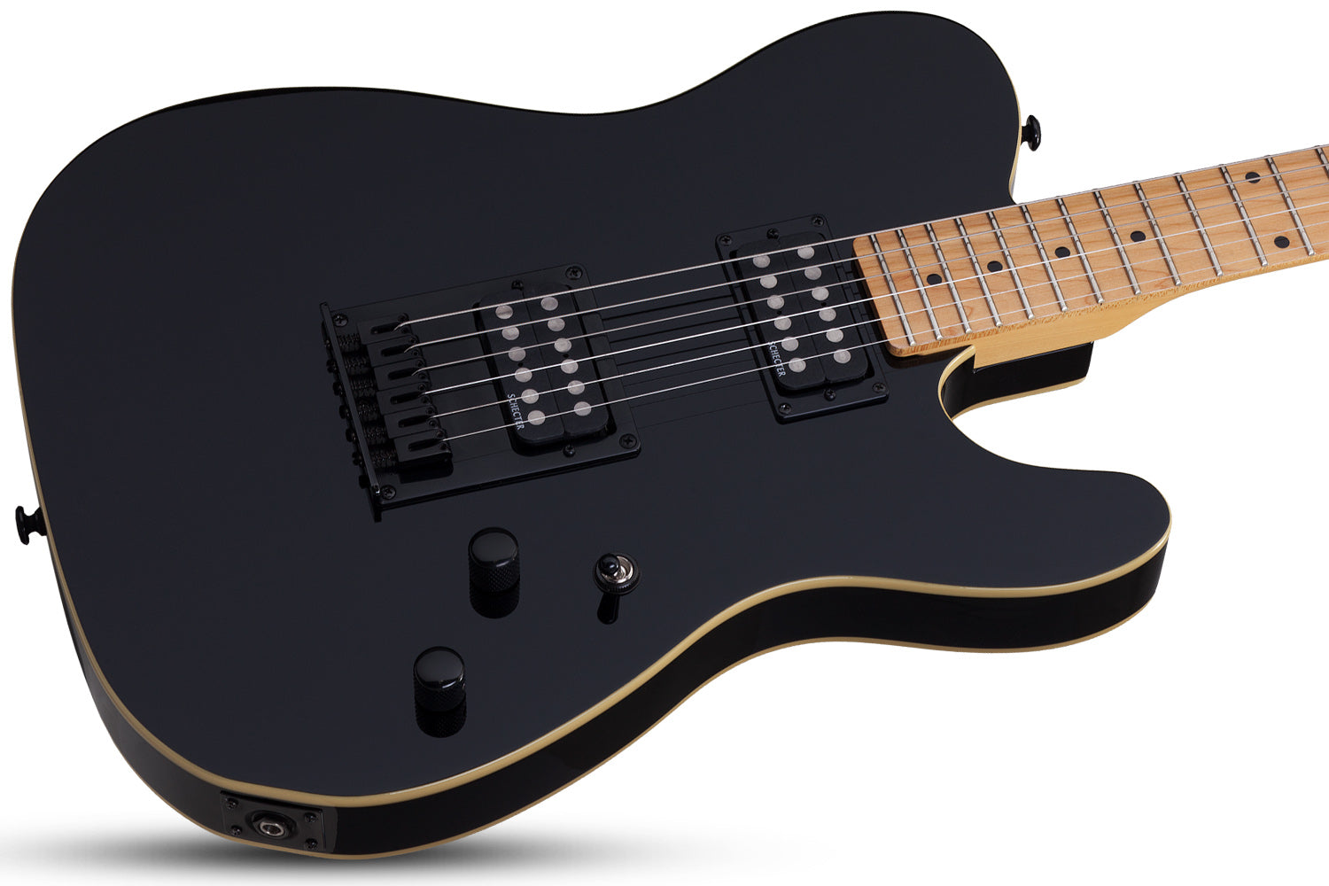 SCHECTER PT ELECTRIC GUITAR - GLOSS BLACK (2140) MADE IN INDONESIA, SCHECTER, ELECTRIC GUITAR, schecter-electric-guitar-pt-gb, ZOSO MUSIC SDN BHD