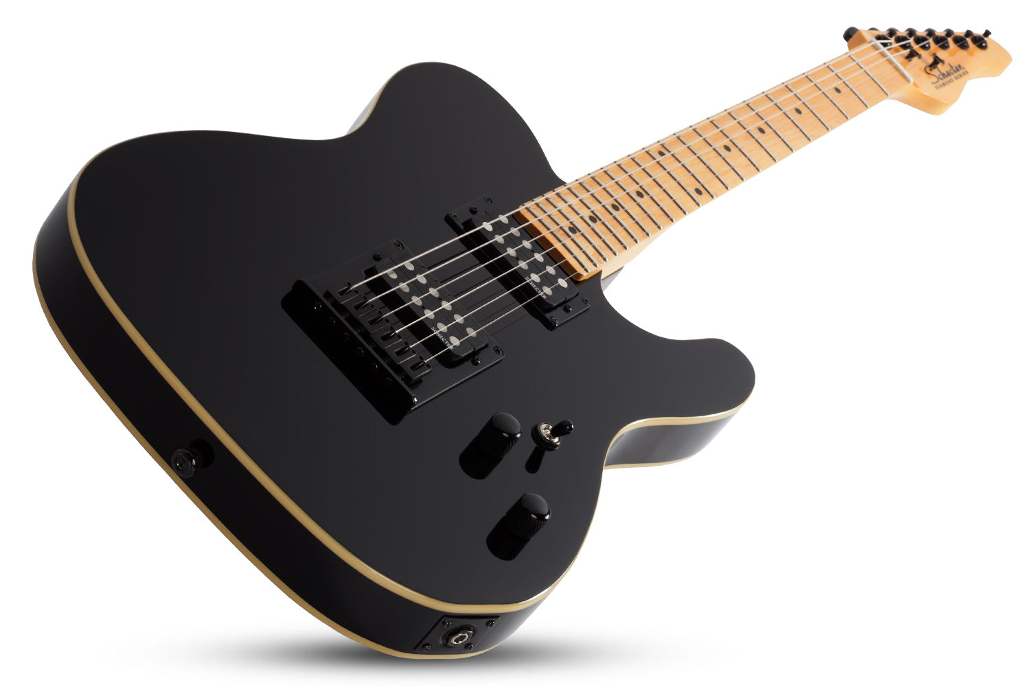 SCHECTER PT ELECTRIC GUITAR - GLOSS BLACK (2140) MADE IN INDONESIA, SCHECTER, ELECTRIC GUITAR, schecter-electric-guitar-pt-gb, ZOSO MUSIC SDN BHD