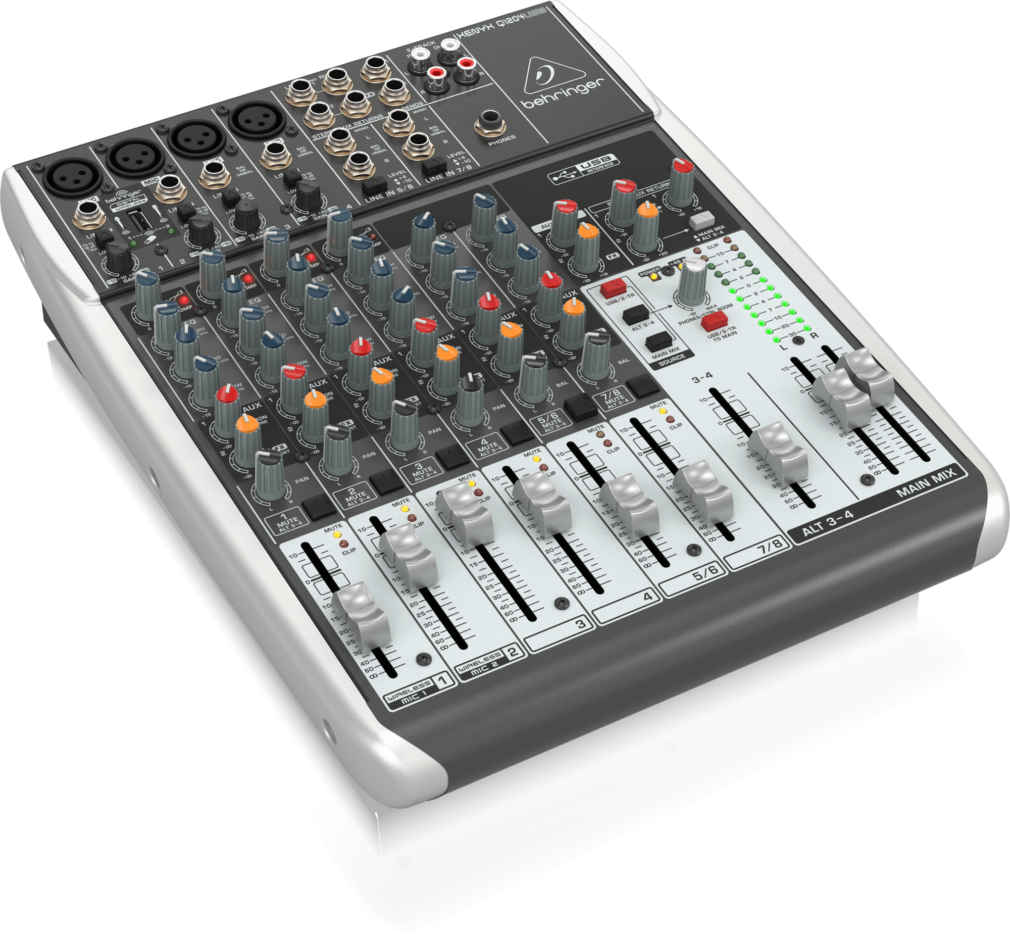 Behringer XENYX Q1204USB Mixer with USB | BEHRINGER , Zoso Music