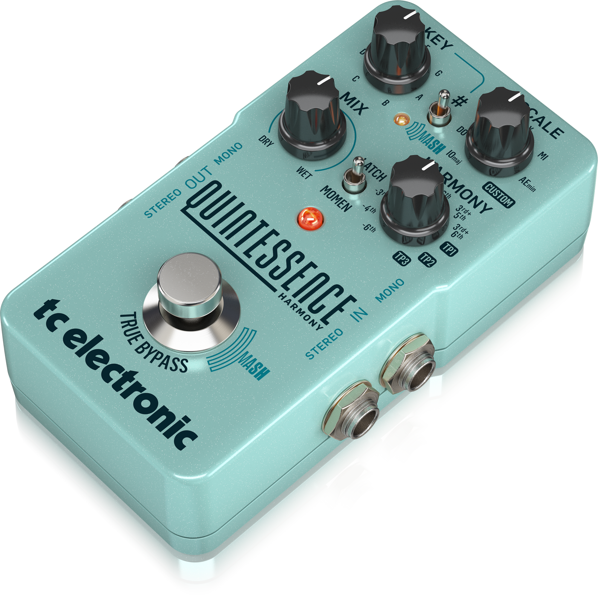TC Electronic Quintessence Harmony Exceptional Dual-voiced Intelligent Harmonizer With Groundbreaking Mash Footswitch, TC ELECTRONIC, EFFECTS, tc-electronic-effects-tc-quintessence-harmony, ZOSO MUSIC SDN BHD