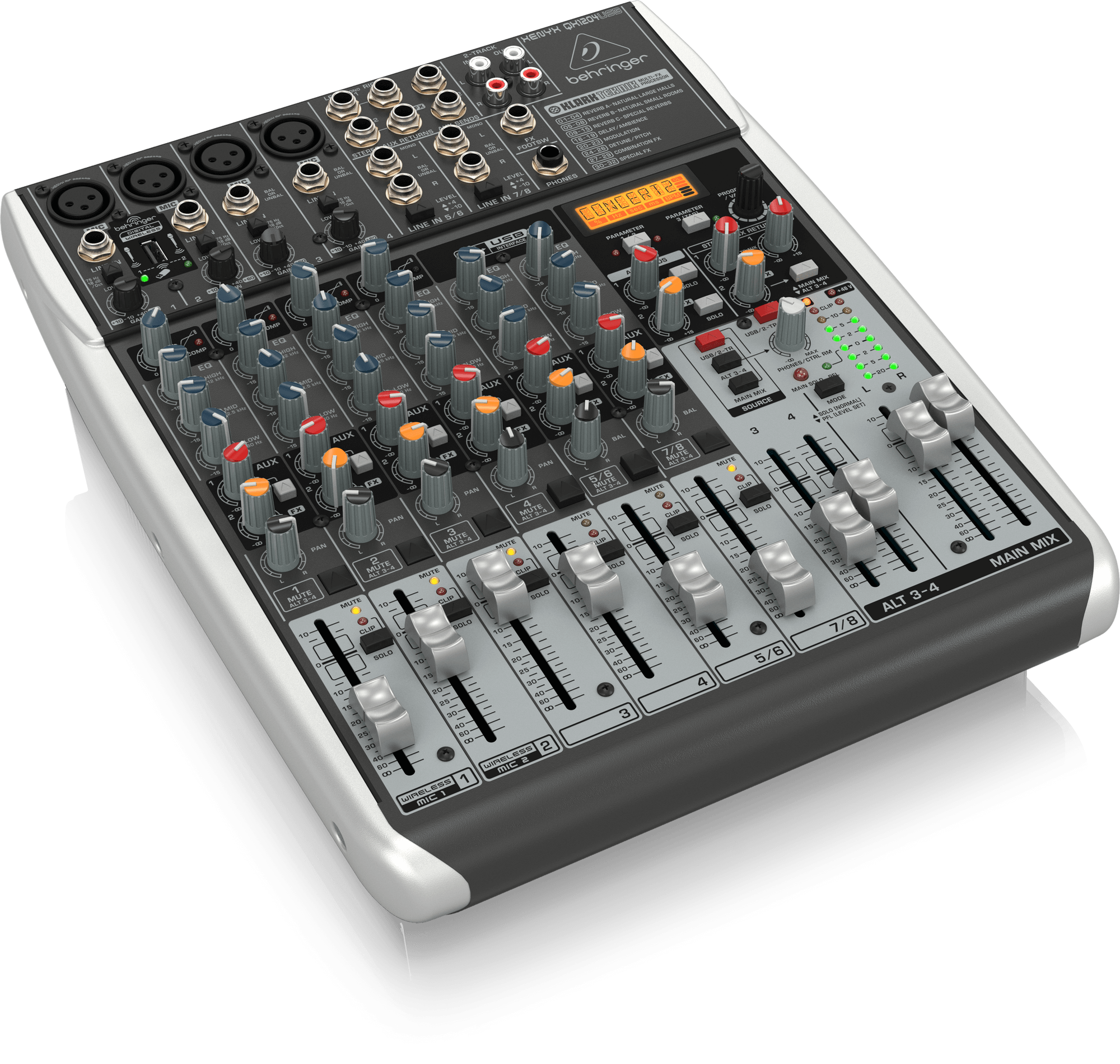 Behringer Xenyx QX1204USB Mixer with USB and Effects (Xenyx-QX1204USB) | BEHRINGER , Zoso Music