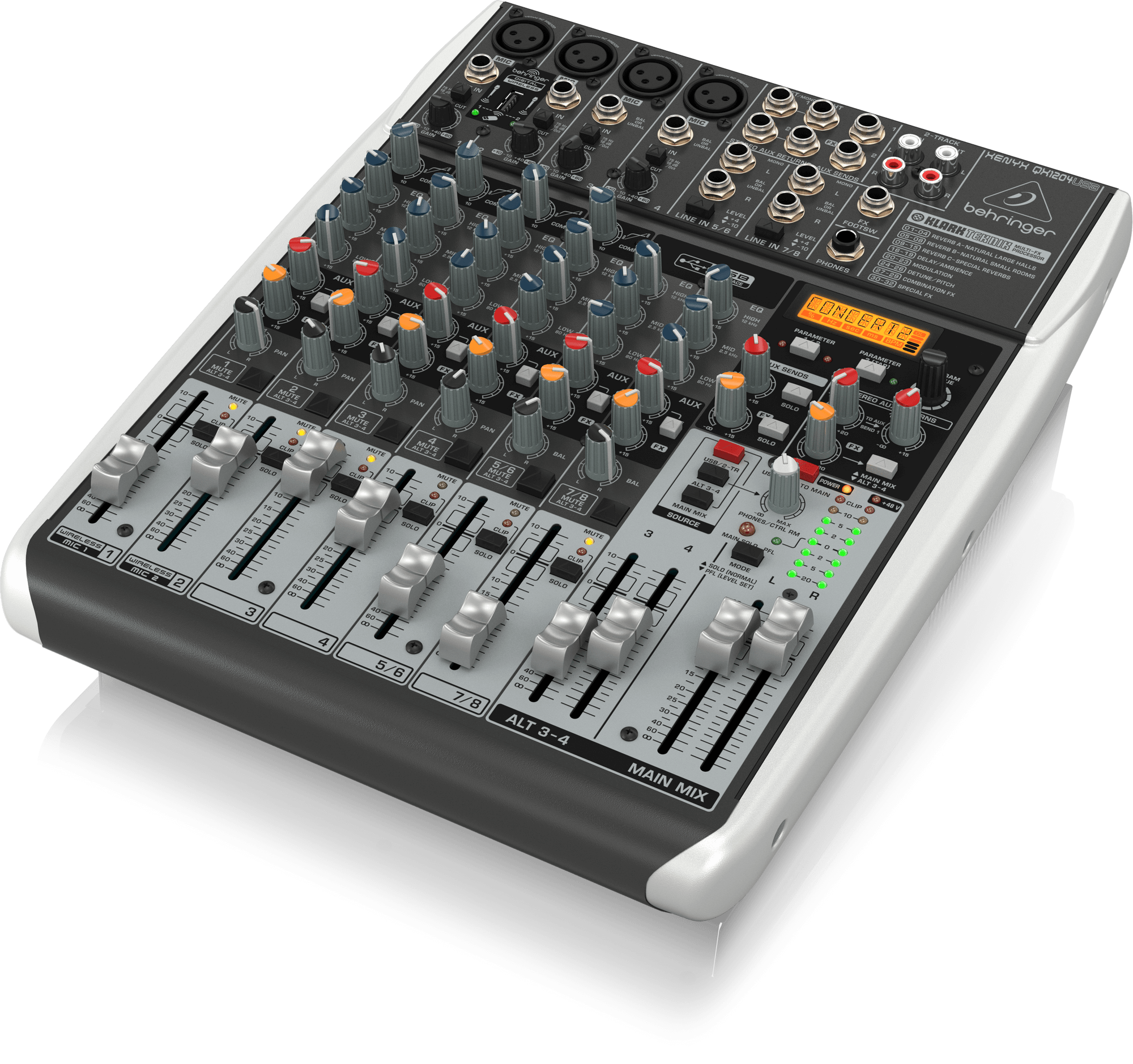 Behringer Xenyx QX1204USB Mixer with USB and Effects (Xenyx-QX1204USB) | BEHRINGER , Zoso Music