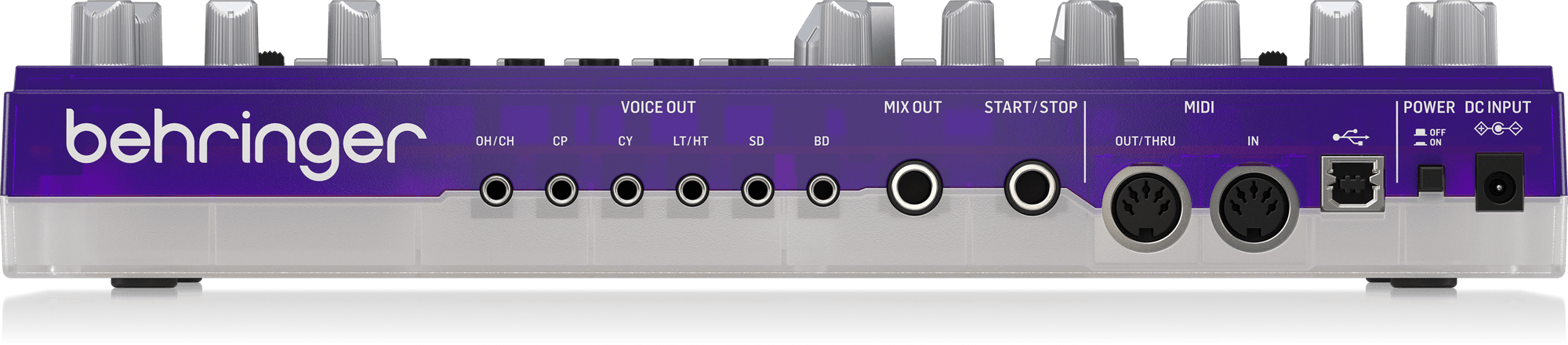 Behringer RD-6-GP Analog Drum Machine - Purple Translucent | BEHRINGER , Zoso Music
