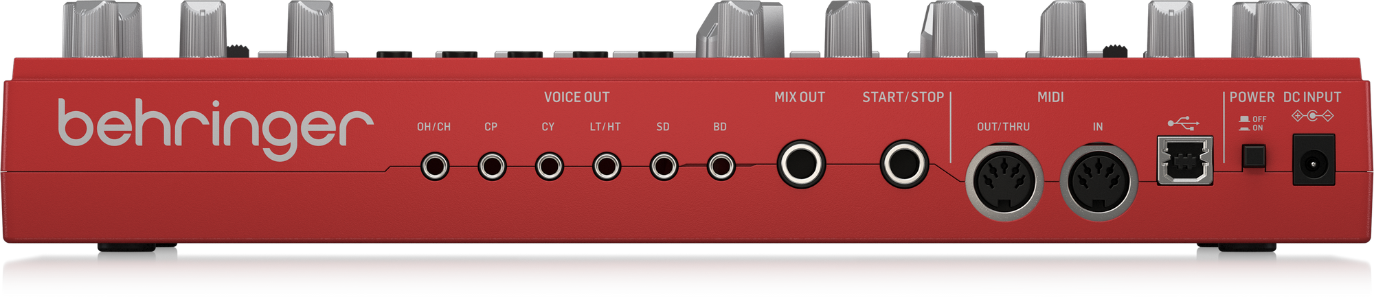 Behringer RD-6-RD Analog Drum Machine - Red | BEHRINGER , Zoso Music