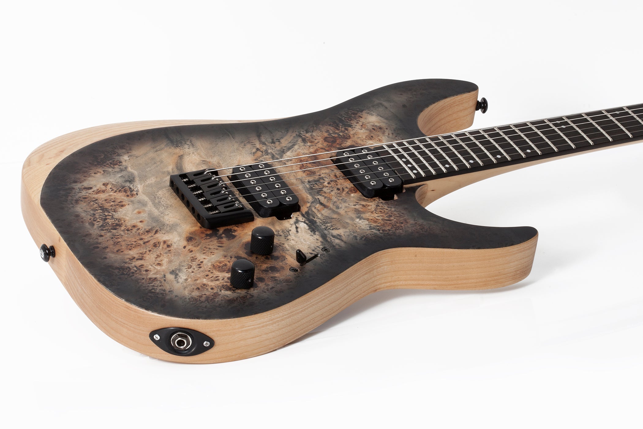 SCHECTER REAPER-6 WITH SET NECK ELECTRIC GUITAR CHARCOAL BURST (1500) MADE IN INDONESIA, SCHECTER, ELECTRIC GUITAR, schecter-electric-guitar-reap6-cb, ZOSO MUSIC SDN BHD