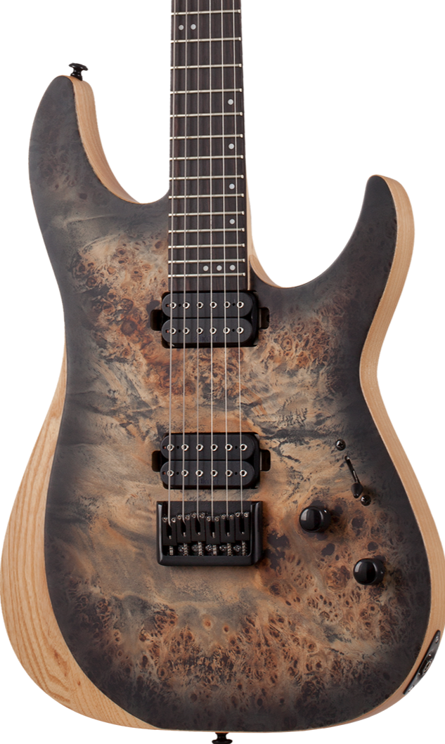 SCHECTER REAPER-6 WITH SET NECK ELECTRIC GUITAR CHARCOAL BURST (1500) MADE IN INDONESIA, SCHECTER, ELECTRIC GUITAR, schecter-electric-guitar-reap6-cb, ZOSO MUSIC SDN BHD
