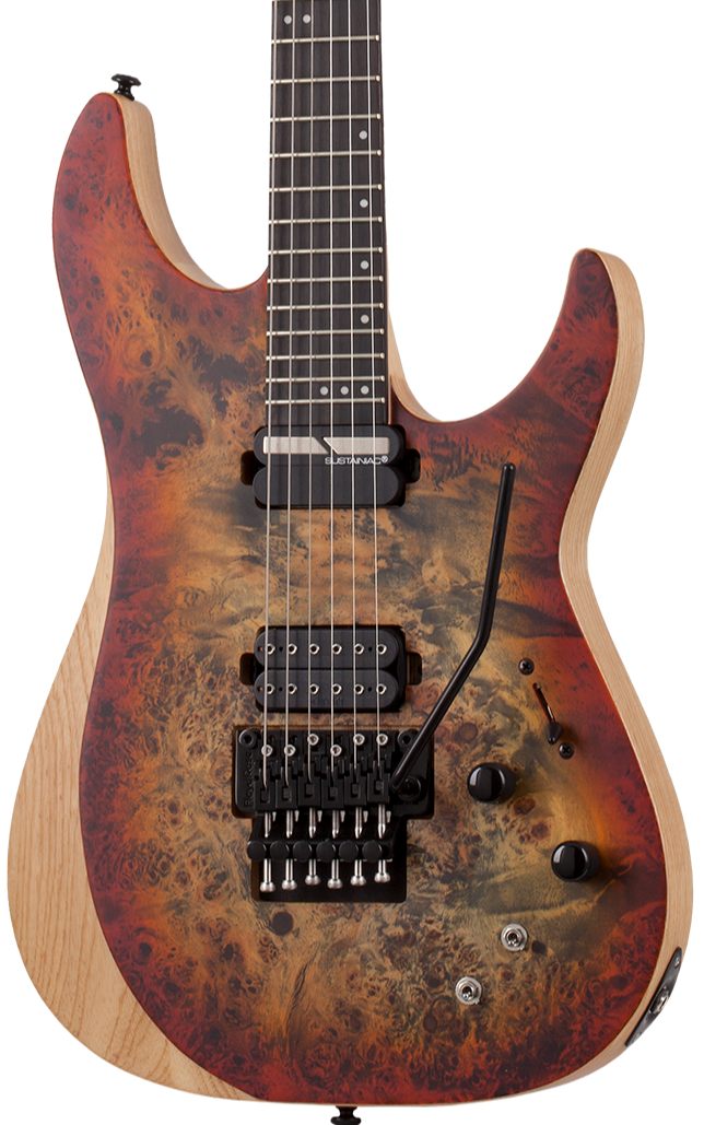 SCHECTER REAPER-6 FLOYD ROSE-S ELECTRIC GUITAR SATIN INFERNO BURST (1508) MADE IN INDONESIA, SCHECTER, ELECTRIC GUITAR, schecter-electric-guitar-reaper-6-fr-s-sfb, ZOSO MUSIC SDN BHD