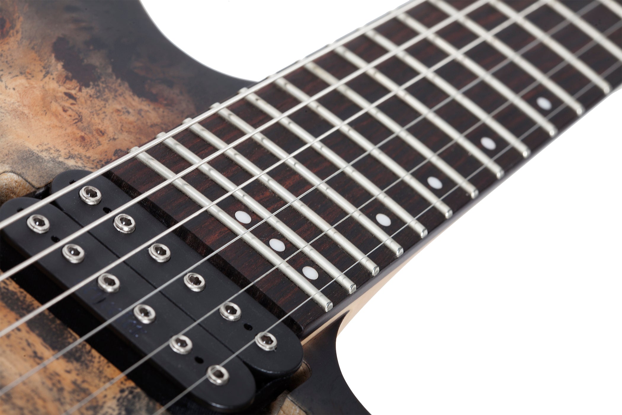 SCHECTER REAPER-6 FLYOD ROSE ELECTRIC GUITAR SATIN CHARCOAL BURST (1503) MADE IN INDONESIA, SCHECTER, ELECTRIC GUITAR, schecter-electric-guitar-reaper-6-fr-scb, ZOSO MUSIC SDN BHD