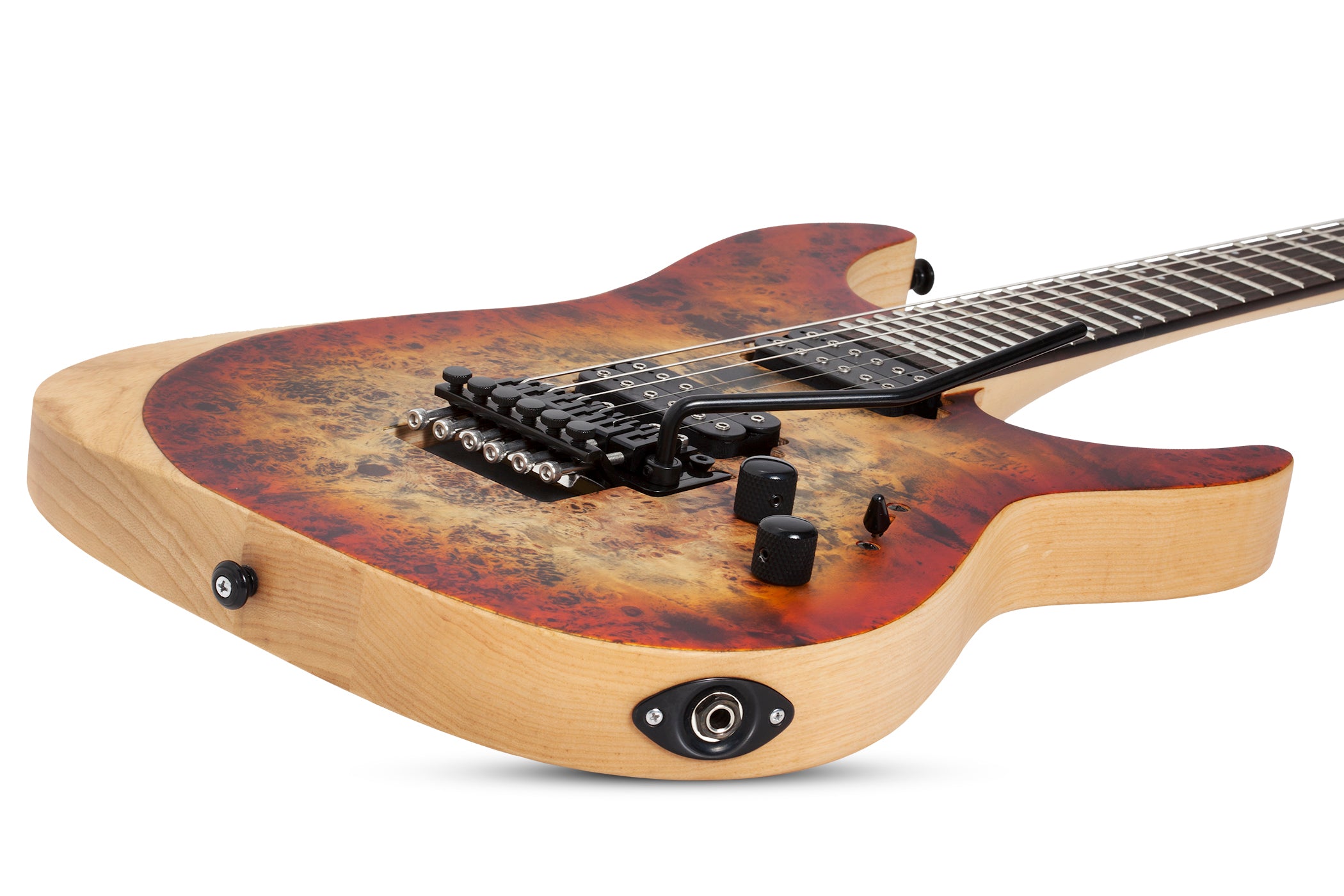 SCHECTER REAPER-6 FLOYD ROSE ELECTRIC GUITAR SATIN INFERNO BURST (1505) MADE IN INDONESIA, SCHECTER, ELECTRIC GUITAR, schecter-electric-guitar-reaper-6-fr-sfb, ZOSO MUSIC SDN BHD