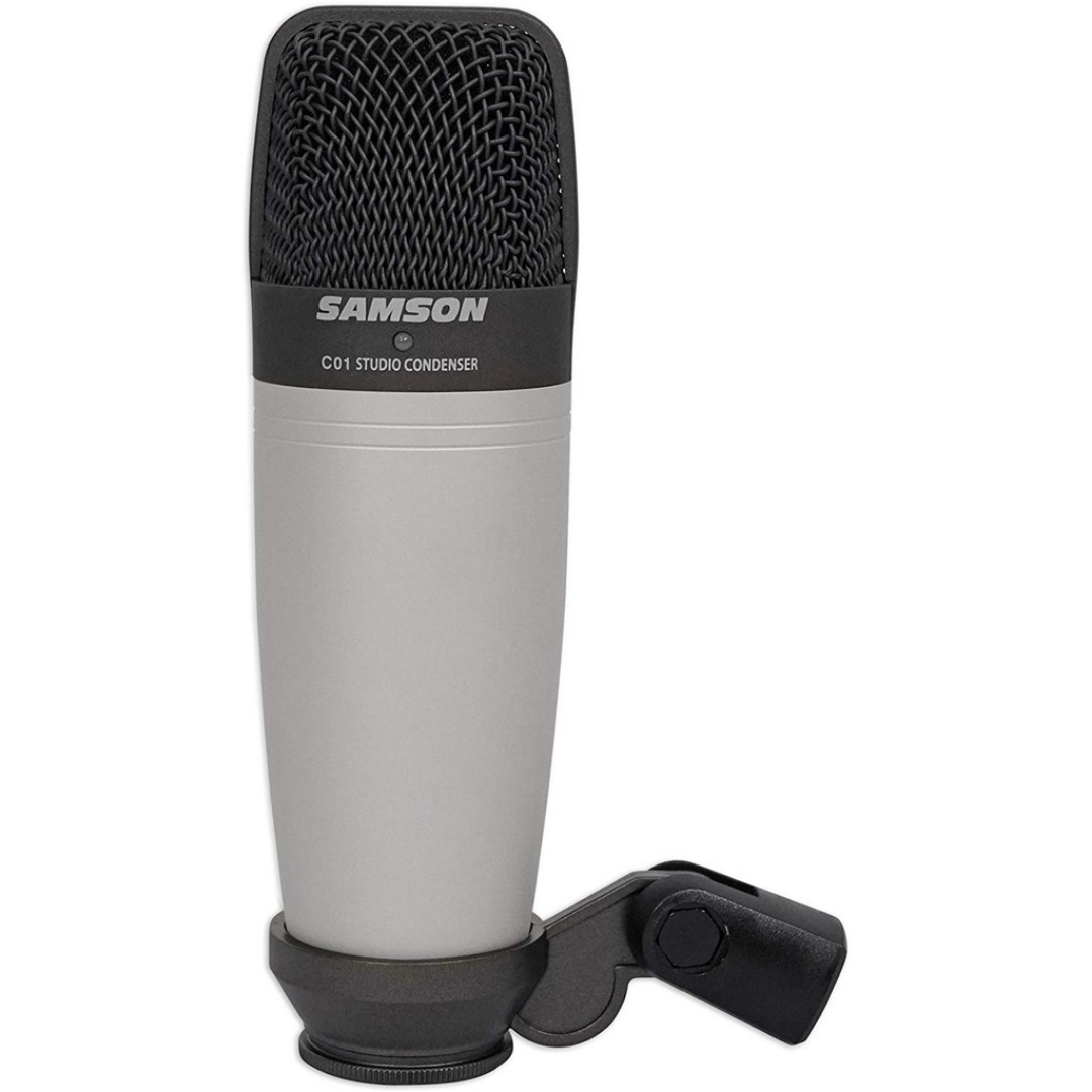 SAMSON C01 CONDENSER MICROPHONE COME WITH CASE, SAMSON, CONDENSER MICROPHONE, samson-condenser-microphone-c01, ZOSO MUSIC SDN BHD