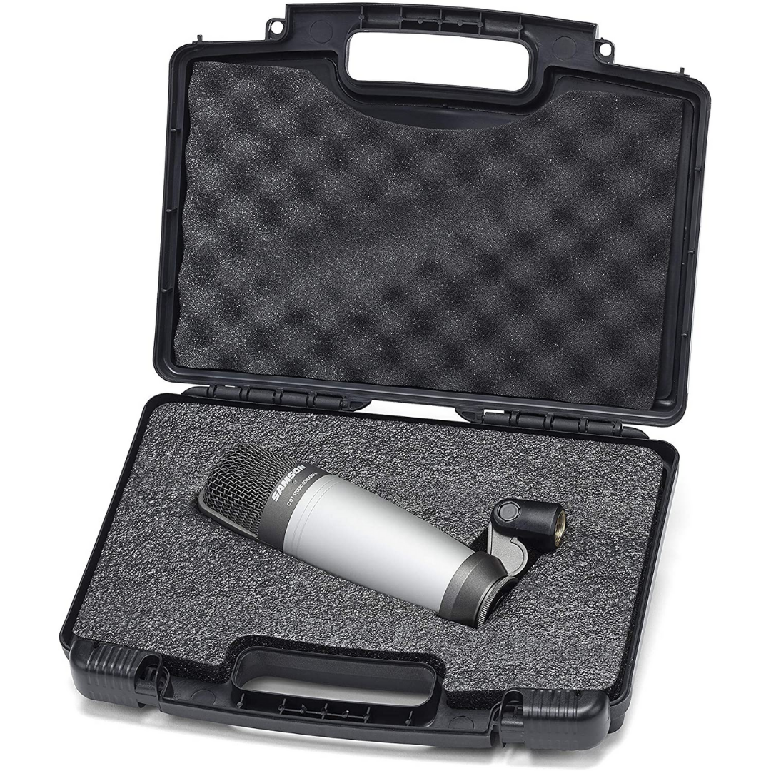 SAMSON C01 CONDENSER MICROPHONE COME WITH CASE, SAMSON, CONDENSER MICROPHONE, samson-condenser-microphone-c01, ZOSO MUSIC SDN BHD